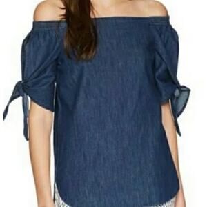 Lauren Ralph Lauren Women's Cotton Denim Shirt Medium